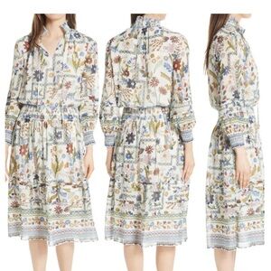 Tory Burch Waverly floral print silk dress